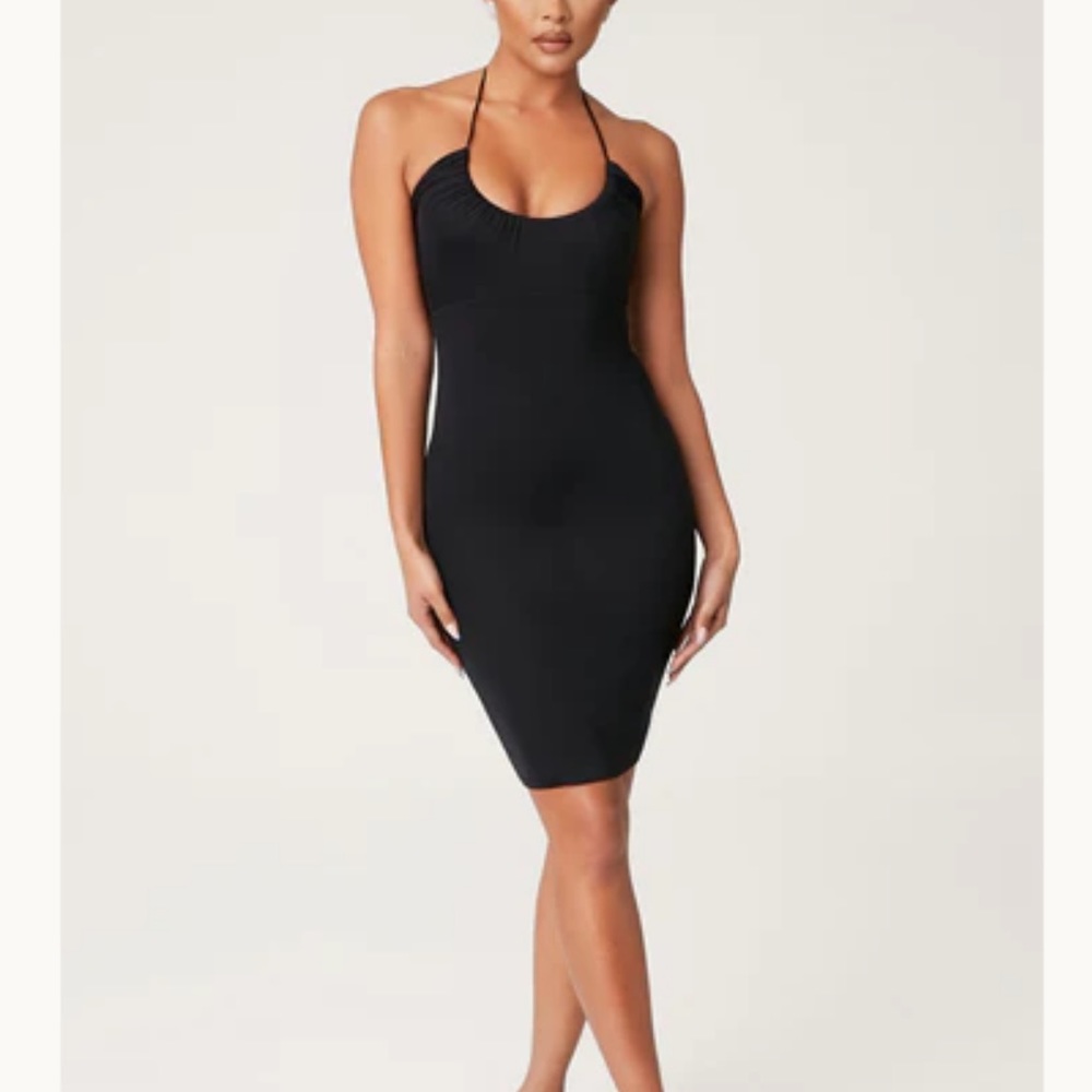 Meshki black key hole dress